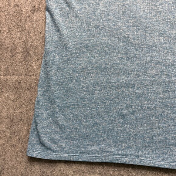 Lululemon Training T-Shirt Men XL Blue Short Sleeve Crew Neck 48" x 29" b027 - Picture 4 of 11
